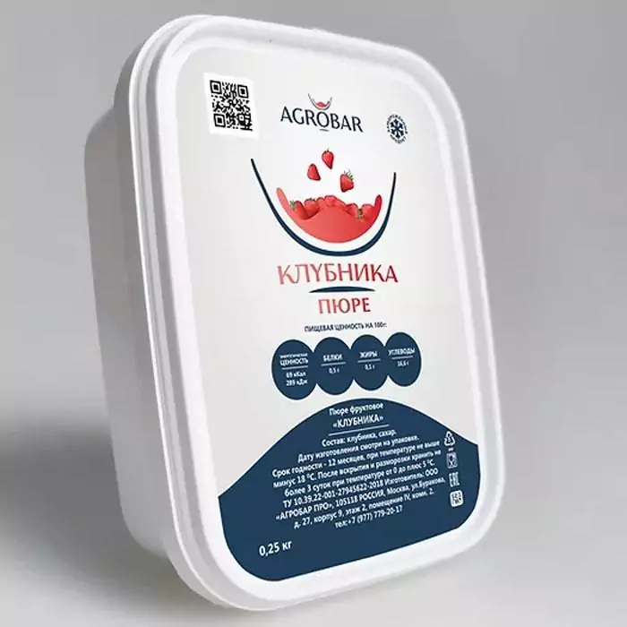 Пюре «Маракуйя с семечкой» AGROBAR, 250 гр Пюре «Маракуйя с семечкой» AGROBAR, 250 гр