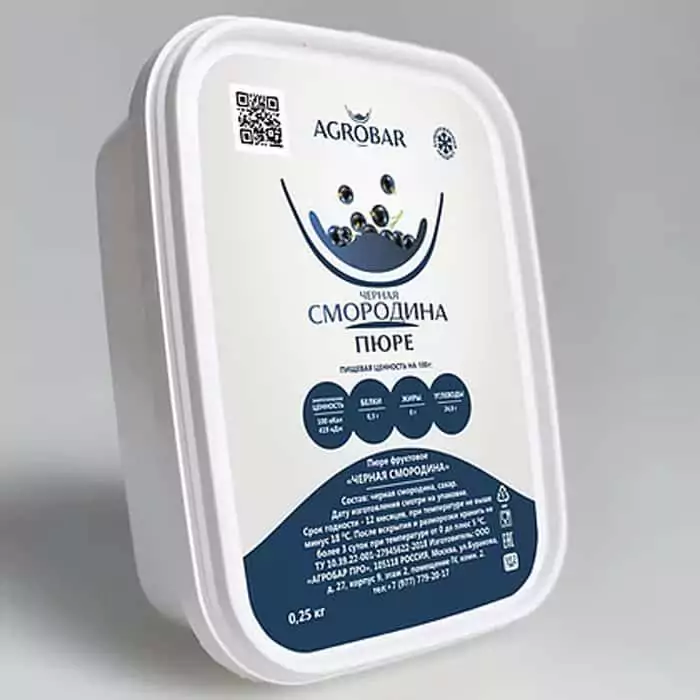 Пюре «Маракуйя с семечкой» AGROBAR, 250 гр Пюре «Маракуйя с семечкой» AGROBAR, 250 гр