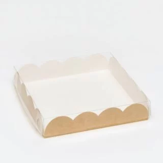 Коробочка 15*15*3 см крафт Коробочка 15*15*3 см крафт