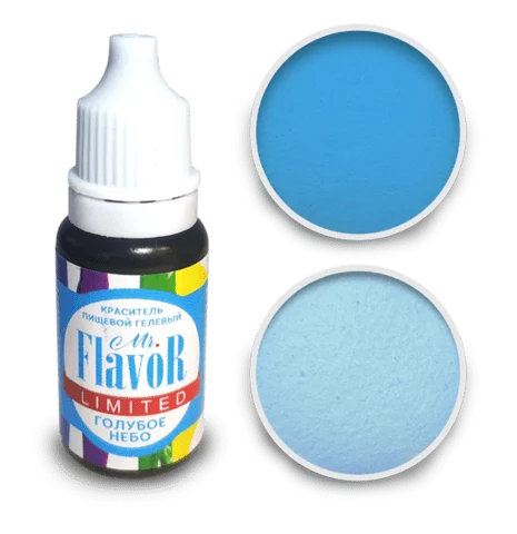Краситель гелевый водорастворимый Mr. Flavor Limited Голубое небо 10 гр Краситель гелевый водорастворимый Mr. Flavor Limited Голубое небо 10 гр