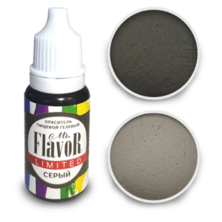Краситель гелевый водорастворимый Mr. Flavor Limited Серый 10 гр Краситель гелевый водорастворимый Mr. Flavor Limited Серый 10 гр