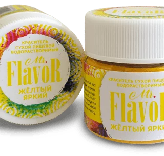 Краситель сухой водорастворимый Mr. Flavor Желтый яркий 10 гр Краситель сухой водорастворимый Mr. Flavor Желтый яркий 10 гр