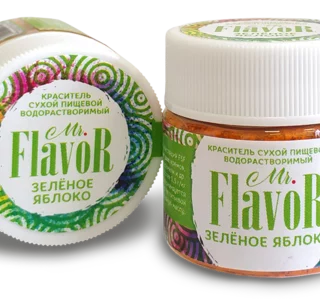 Краситель сухой водорастворимый Mr. Flavor Зеленое яблоко 10 гр Краситель сухой водорастворимый Mr. Flavor Зеленое яблоко 10 гр