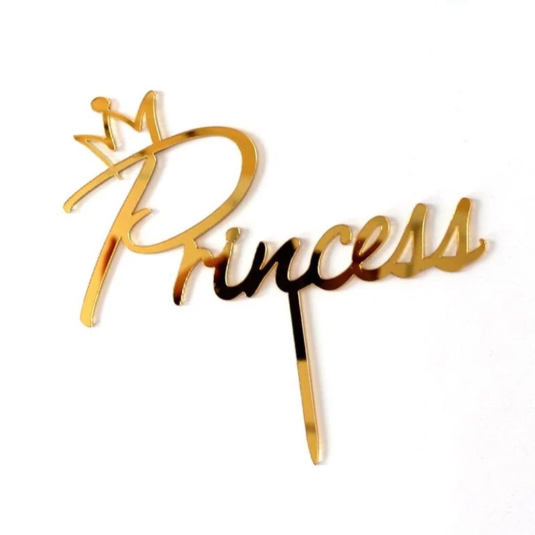 Топпер "Princess" золото Топпер "Princess" золото
