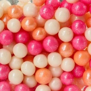 Посыпка из взрывного риса (мягкая) "Белый, розовый, оранжевый жемчуг" 50гр Посыпка из взрывного риса (мягкая) "Белый, розовый, оранжевый жемчуг" 50гр