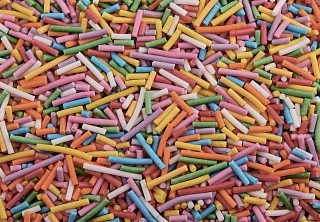 Посыпка сахарная "Вермешель Разноцветный" 50гр Посыпка сахарная "Вермешель Разноцветный" 50гр