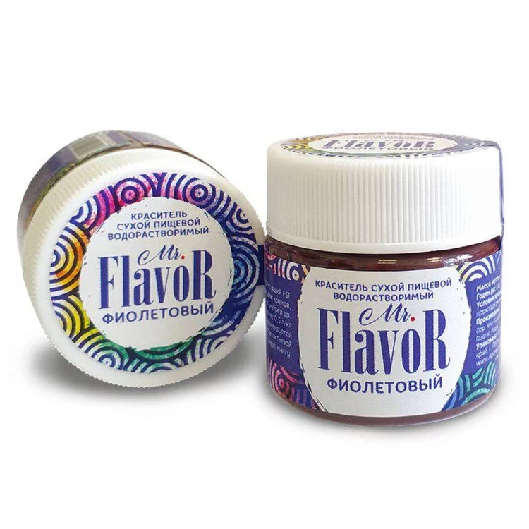 Краситель сухой жирорастворимый Mr. Flavor Фиолетовый 5 гр Краситель сухой жирорастворимый Mr. Flavor Фиолетовый 5 гр