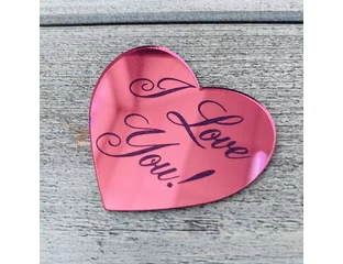 Топпер " I love you", розовый Топпер " I love you", розовый
