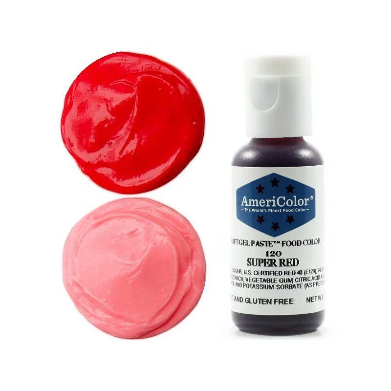 Гелевая краска #120 Americolor Super Red "Насыщенный красный" 21 гр. Гелевая краска #120 Americolor Super Red "Насыщенный красный" 21 гр.