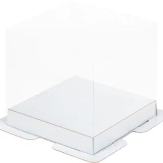 Коробка с пьедесталом 15*15*14 см Белая Коробка с пьедесталом 15*15*14 см Белая
